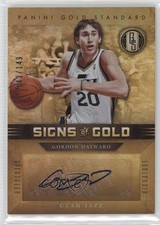 2011-12 Panini Gold Standard Signs of Gold /149 Gordon Hayward #SG-79 Auto 1b3w