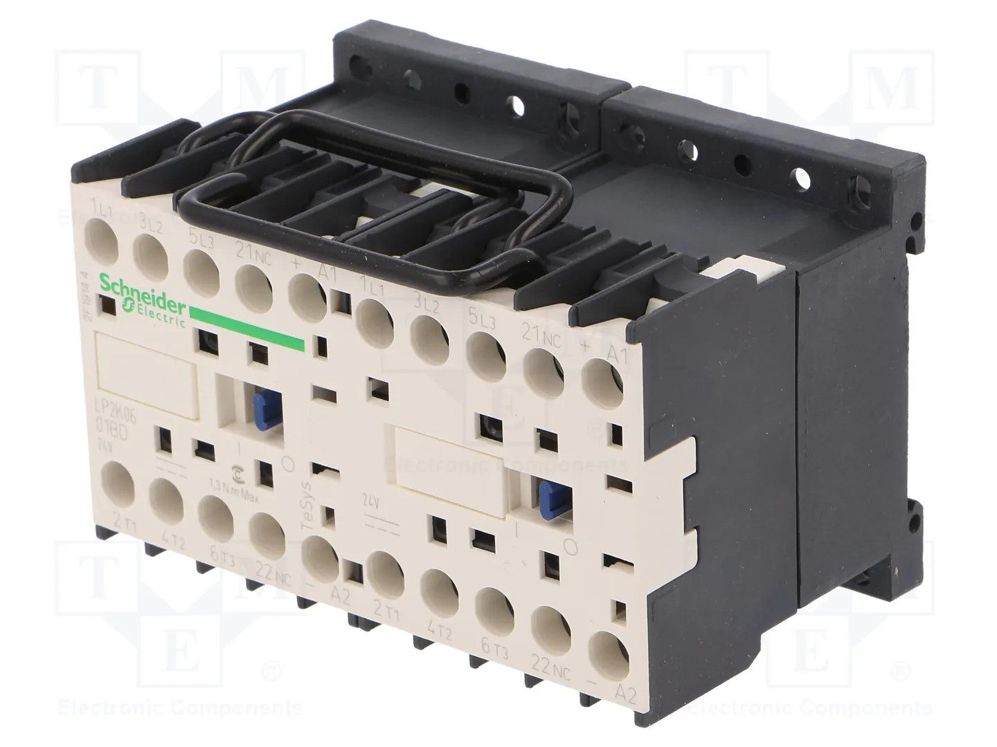 Contattore di inversione 6A 2,2kW 24V DC LP2K0601BD TeSys - Immagine 2