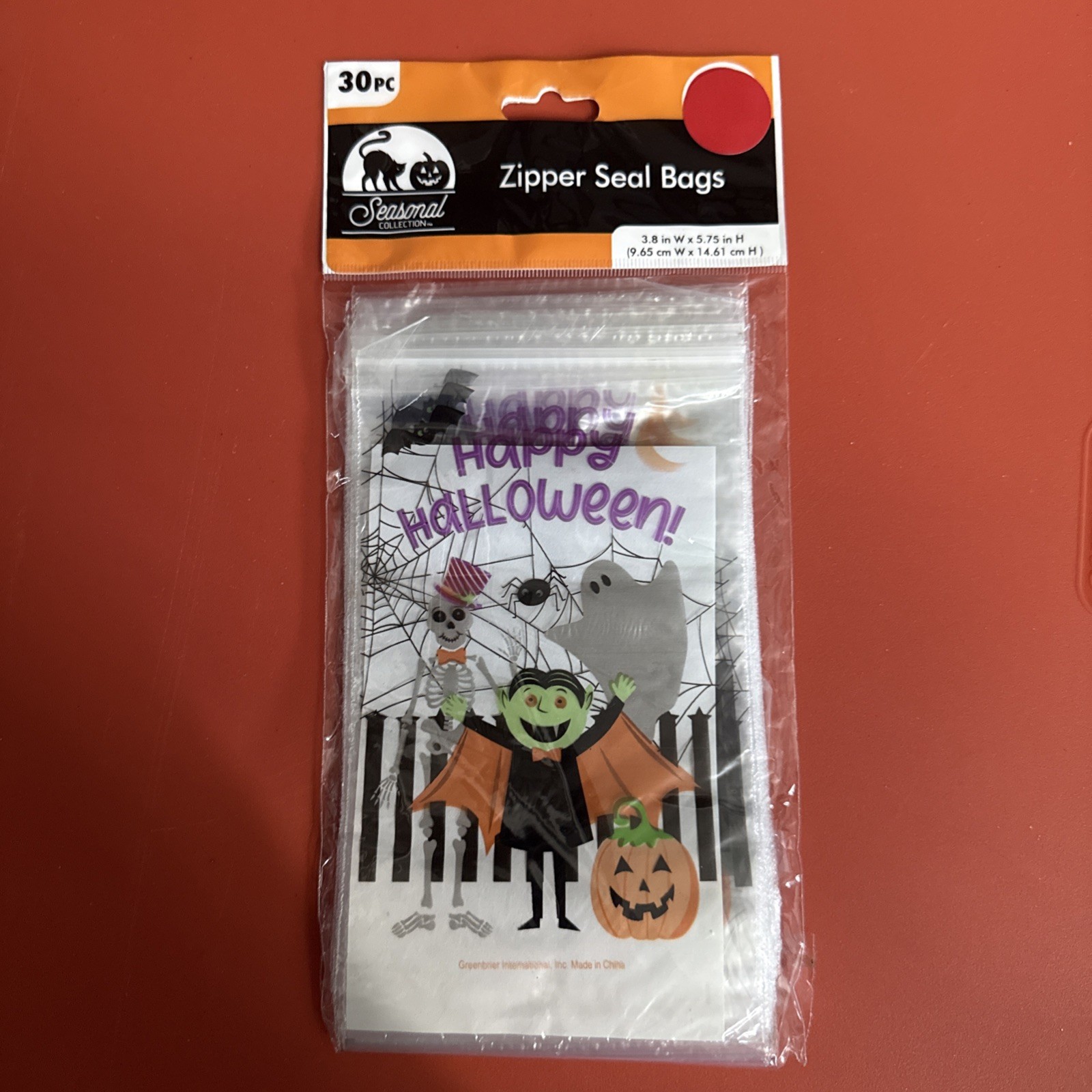 Halloween Zipper Seal Bags Seasonal Collection 3.8