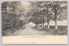 William Cullen Bryant Cummington Massachusetts Unposted Postcard