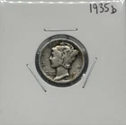 1935 D Mercury Dime, 90% Silver, Nice, Extremely Low Mintage! 🔥🔥