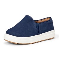 Amazon Essentials Unisex Kinder Slip-On-Sneaker, KräFtiges Blau Canvas, 28 EU