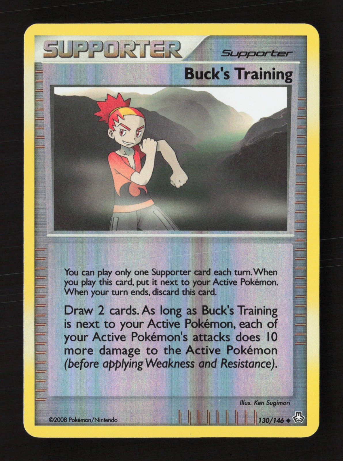 Buck's Training 130/146 Reverse Holo Legends Awakened MP Pokémon TCG