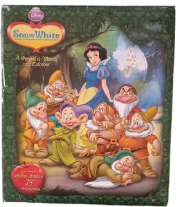 Snow White and the Seven Dwarfs 2012 Calender 75th Anniversary NEW UNOPENED RARE