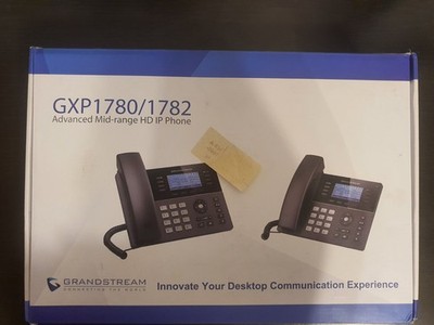 Grandstream GXP1782 VoIP SIP IP Phone PoE inkl. EU Netzteil, Ethernet-Kabel