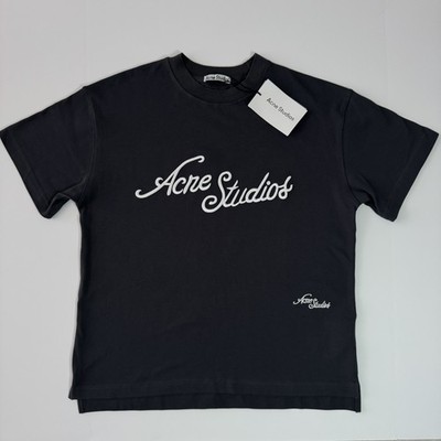 Acne Studios Logo T-Shirt Relaxed Fit Size S Men's