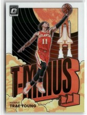 2021-22 Donruss Optic #13 Trae Young T-Minus 3...2...1