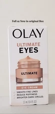 Olay Ultimate Eyes 3-in 1 Eye Cream Brightens Smooths Reducing Puffiness New Box