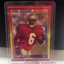 Score LeRoy Butler #619 1990 Score Rookie Football Card Green Bay Packers. rookie card picture