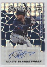 2021 Panini Mosaic Scripts Travis Blankenhorn #SCR-TR Auto 05vb