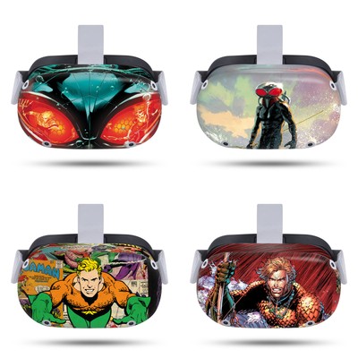 OFFIZIELLE AQUAMAN DC COMICS COMICBUCH COVER VINYL SKIN DECAL FOR META QUEST