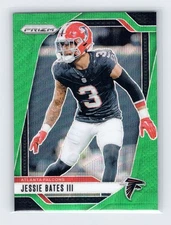 Jessie Bates III Atlanta Falcons 2024 Panini Prizm #14 Green Wave