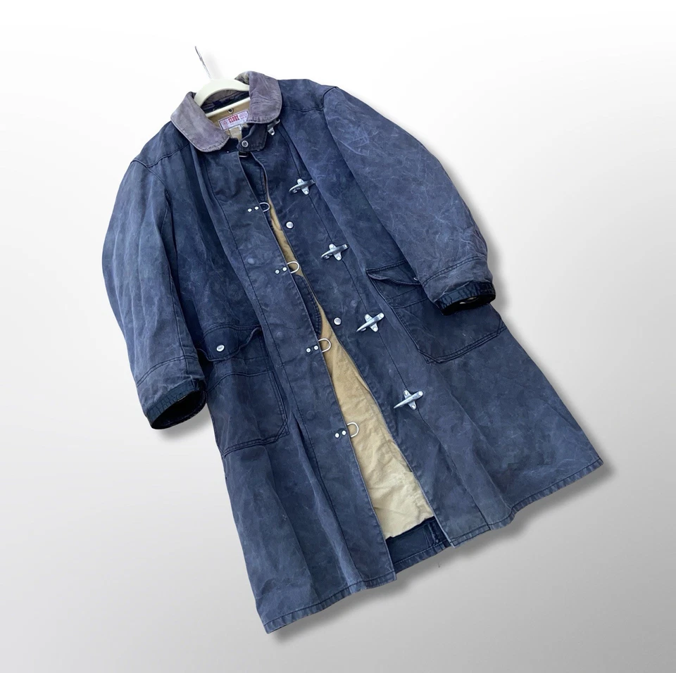 Abrigo Chaqueta Globe Mfg Co Vintage Años 60 Bombero Turnover Talla 42 Para Hombre Años 60 Verdadero Foto 2 de 4