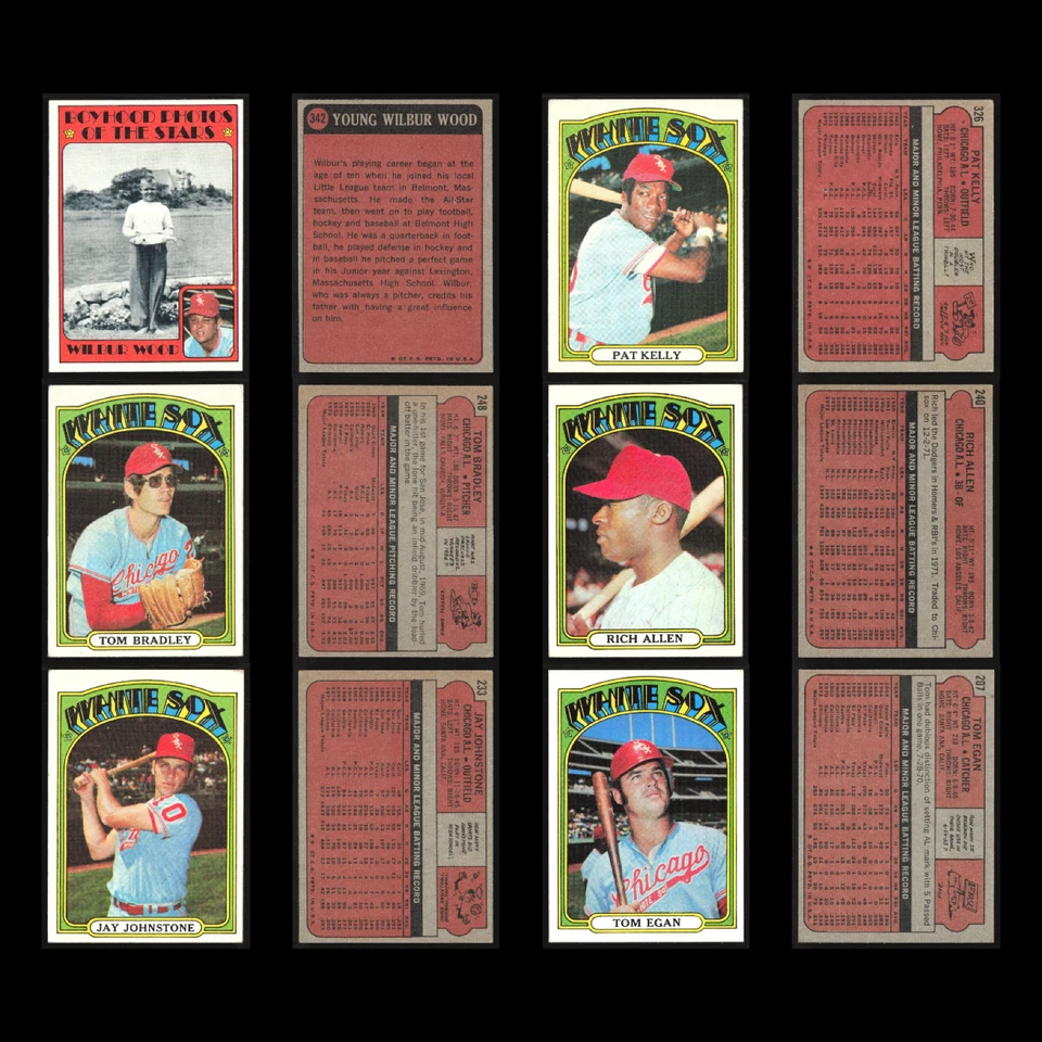 1972 Topps Lot 50 Vintage Baseball Cards Dealer Bulk Set Builder Commons VG MLB - Image 4 of 4