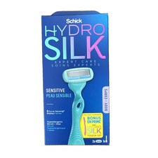 Lot of 5 - Schick Hydro Silk Body Sensitive Skin Razor, with 1 Razor, 2 Refills
