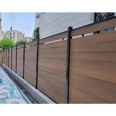 Garden Decorative Fence Panels Wpc Privacy Composite Wpc Fence
