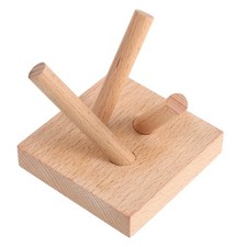 Softball Display Stand: Wooden Baseball Holder - Easel for Display Crystal Ball