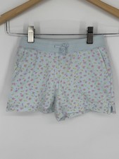 NWOT Polo Ralph Lauren Girls Blue Floral Sweat Shorts 4T Pockets Drawstring M8