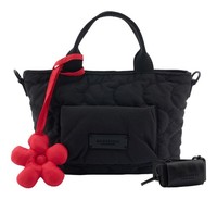 Seidenfelt Manufaktur Vaala Mini Tote Handtasche Tasche Black Schwarz Rot Neu