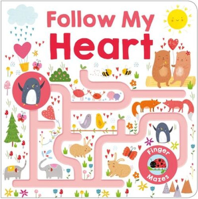 #ad #ad Maze Book: Follow My Heart Finger Mazes Board book VERY GOOD $4.49