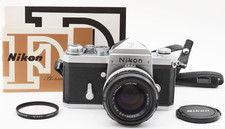  Mint Nikon F Eye Level Film Camera f1.4 50mm Late S/N730   3507L