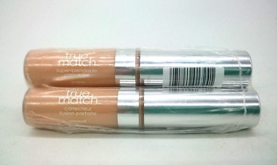 2-PACK L'Oreal Super Blendable Concealer W1-3 Fair to Light NEW
