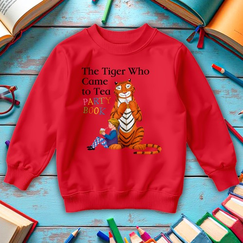 The Tiger Who Came to Tea Mens Kids World Book Day Sweatshirt Jumper Outfits#WBD - Picture 20 of 25