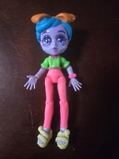 Capsule Chix blue hair yellow shoes 5" Figure Doll 