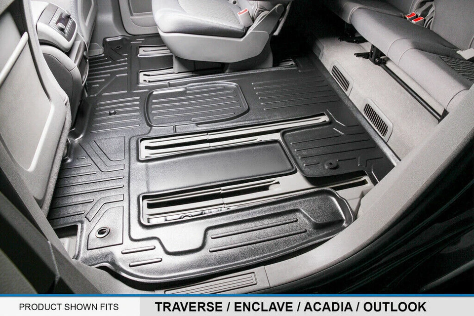 SMARTLINER Floor Mats Cargo Liner Set 2009-2017 Traverse Enclave (Bucket Seats) Foto 4 de 4
