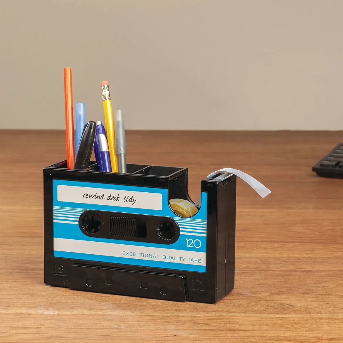 Retro Cassette Tape Dispenser And Desk Organizer - Easy Comforts - View #8