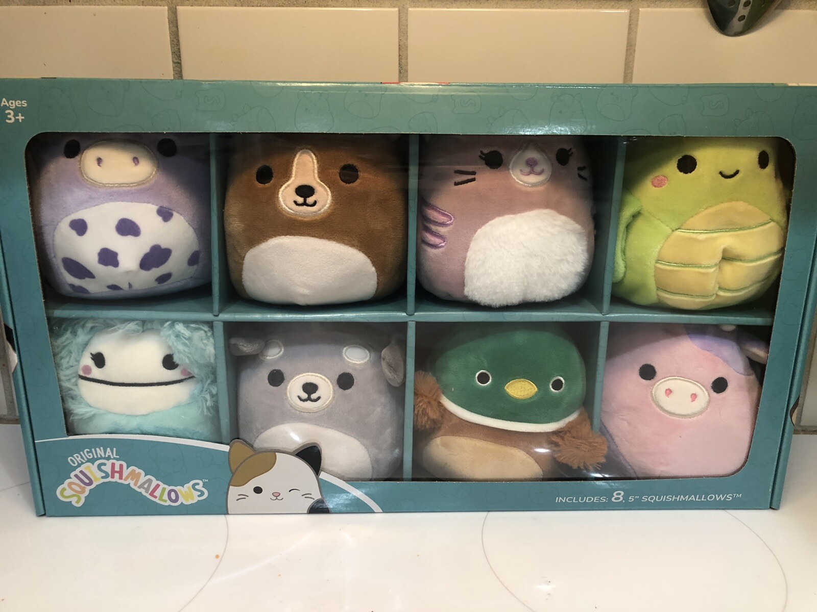 squishmallows 8 pack plush set