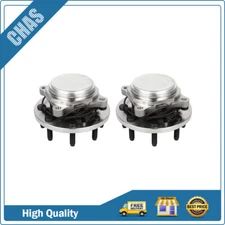 Pair (2) Front Wheel Hub Bearing Fits Ram 2500 Ram 3500 2012 2013 2014 2WD 8 Lug