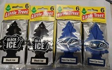 Little Trees Hanging Air Freshener mix  12 Black Ice 12 New Cars