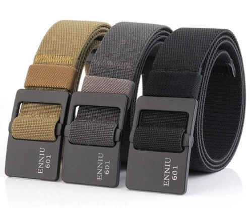 Cinturones de nailon del ejército para hombre