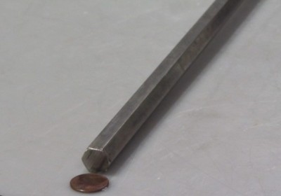 316/316L Stainless Steel Hex Rod 12 mm x 3 Foot Length, 1 Unit