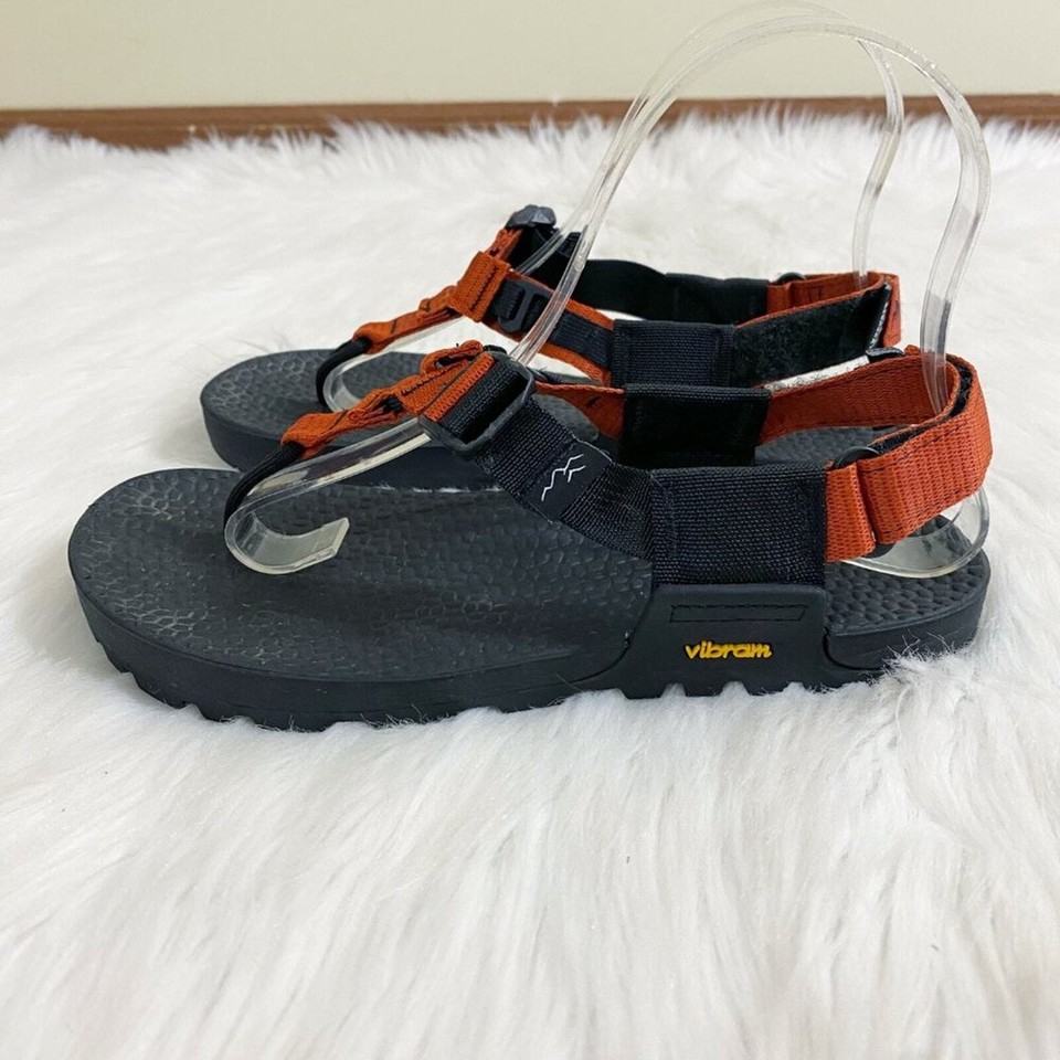 Bedrock Orange/Black Cairn Adventure Sandals Vibram Sole Women's Sz 7
