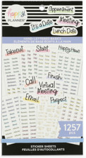 1257 pc HAND LETTERED BASICS Florals Me My Big Ideas The Happy Planner Stickers