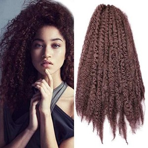 18 Long Synthetic Ombre Afro Kinky Twist Crochet Braid Hair