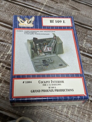 Grand Phoenix Cockpit Interior Hasegawa Bf 109E  Model Plane Accessory