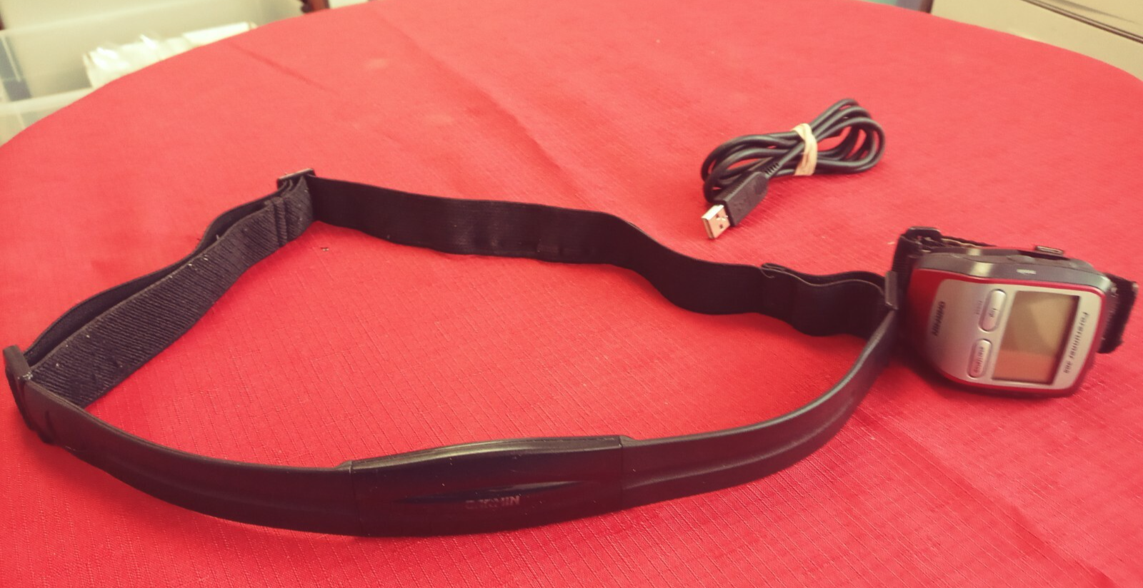 Garmin Forerunner 305 GPS Running Watch with HRM1 Heart Rate Monitor  -image