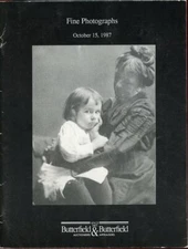 1987 Butterfield & Butterfield Catalog - Fine Photographs, Oct 15, 1987