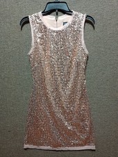 Vince Camuto Women’s Sequin Sleeveless  Knee Length Dress Size 8