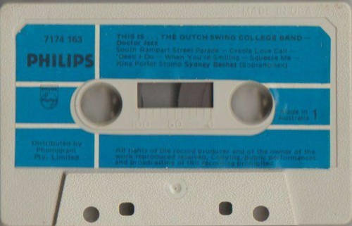 CASSETTE. CT195 DOCTOR JAZZ DUTCH SWING COLLEGE BAND - Picture 3 of 4