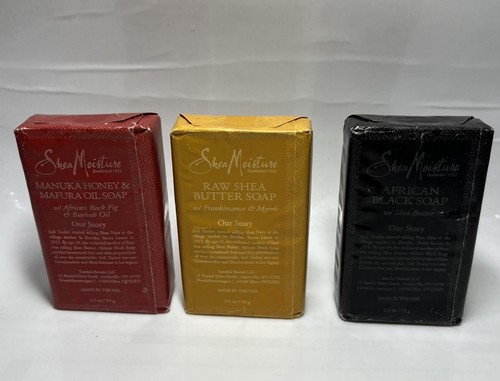 Juego de jabón de manteca de karité y aceite de mafura, negro africano, crudo