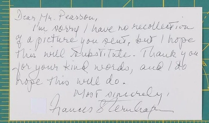 Sorry George Note Subsititude Sorry Note