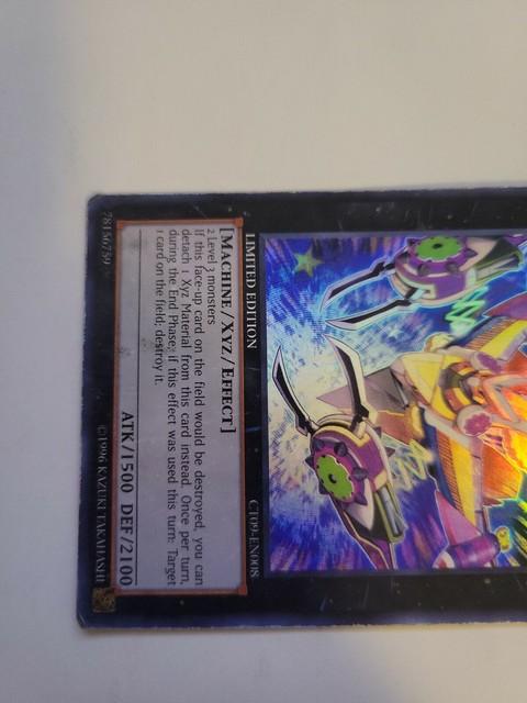 Yu-Gi-Oh! TCG Wind-Up Zenmaines 2012 Collectors Tins CT09-EN008 Limited ...