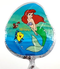 Vintage M & D Mylar Helium Party Balloon Disney Character Little Mermaid Ariel