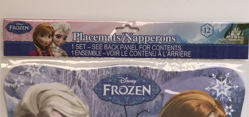 2 Packages of 12 Disney Frozen Placemats (total 24 placemats) Party Supplies - Picture 4 of 6