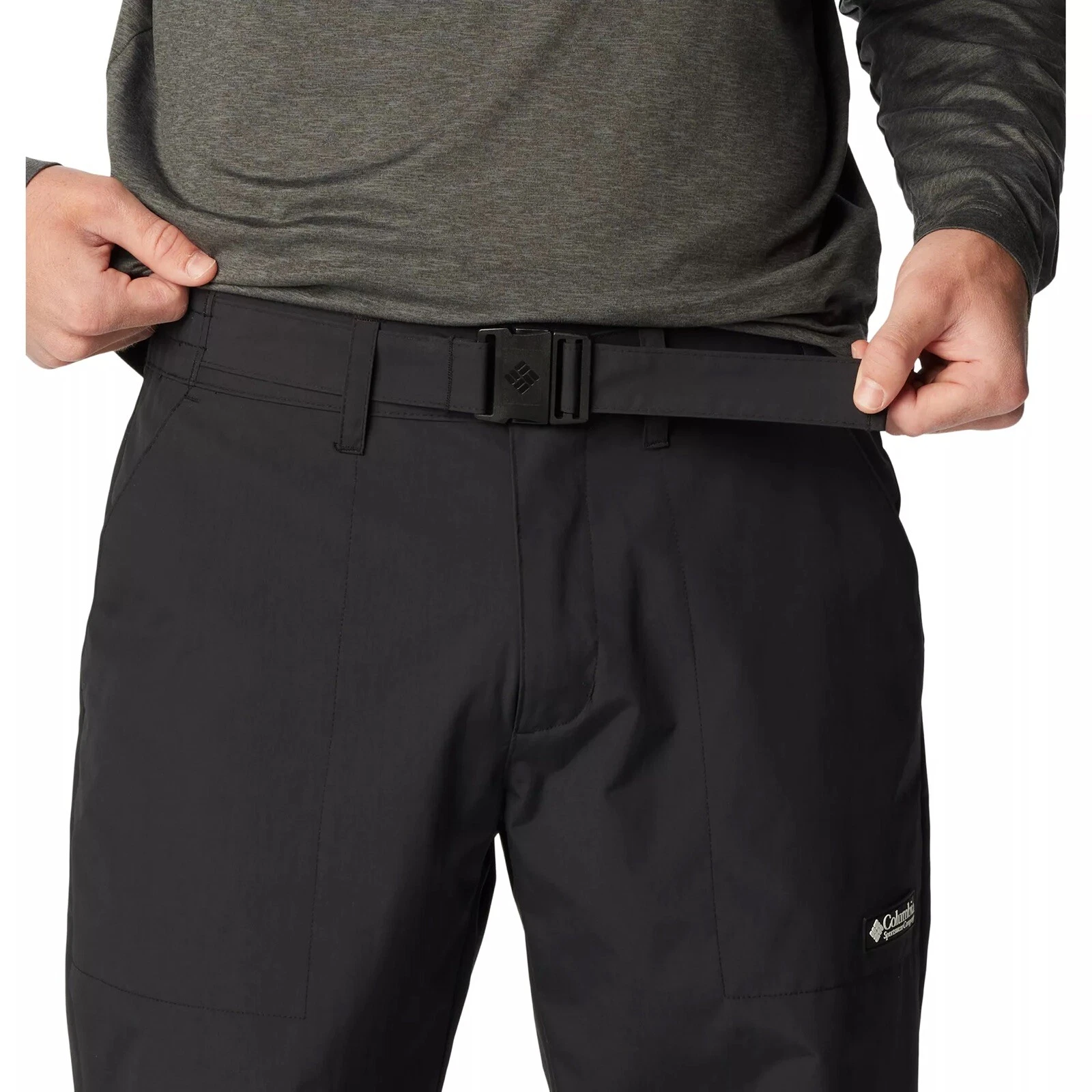 NWT Columbia Men’s Winter Trainer Woven Black Ski Snow Pants Size XL Retail $90