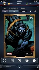 Topps Marvel Collect Gold Base BEAST Ultimate Universe Digital 2020